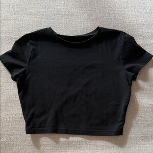 Wild Fable Black Crop Top